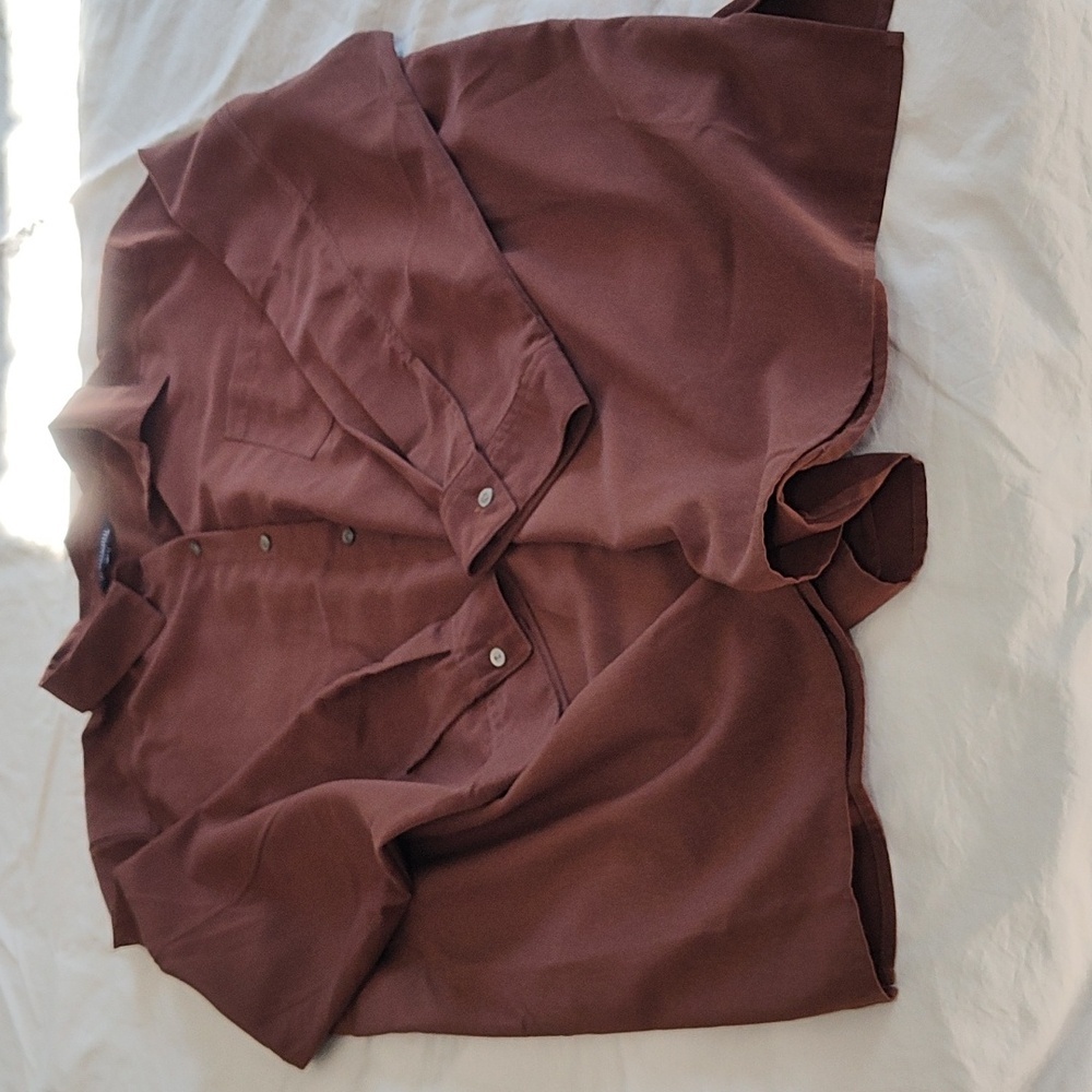 TravelSmith Blouse Long Sleeve Button Front Size 3X Vacation Packable Resortwear - Picture 4 of 10